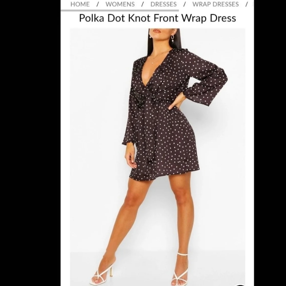 WHITE polkadot skater dress NWT